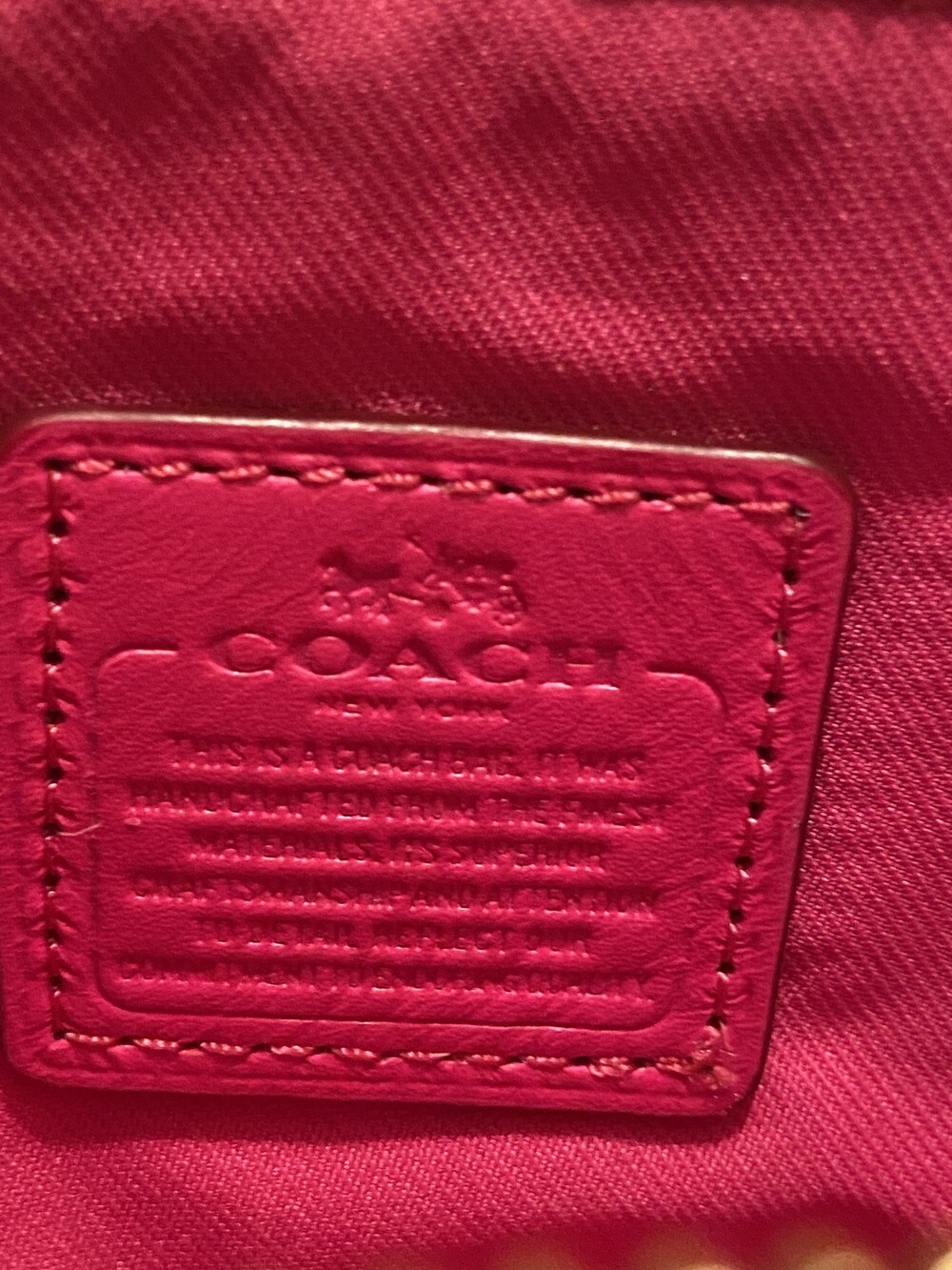 Coach Pink Leather Wristlet Double L Zippers with Detachable Strap 53551 - Picture 8 of 13